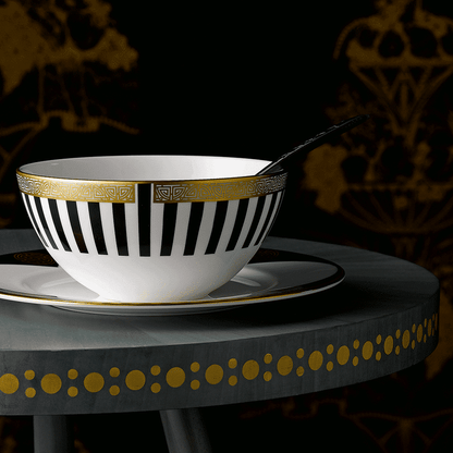 Royal Crown Derby Satori Black Bowl (14.5cm) – alternate official product image