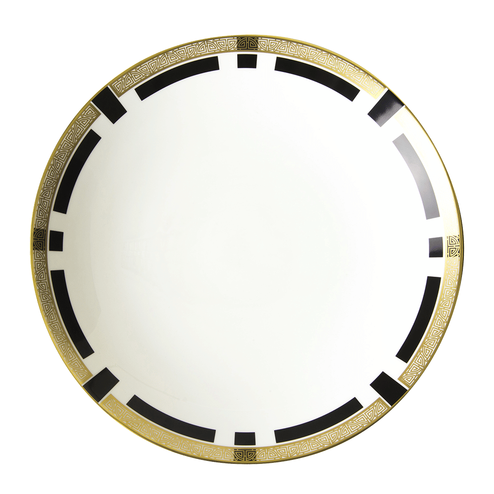 Royal Crown Derby Satori Black Coupe Bowl (30cm) – official product image