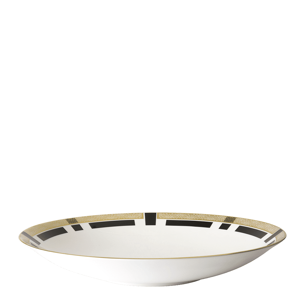Royal Crown Derby Satori Black Coupe Bowl (30cm) – alternate official product image