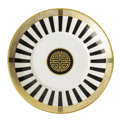 Royal Crown Derby Satori Black Tea Saucer (15cm) – official product image