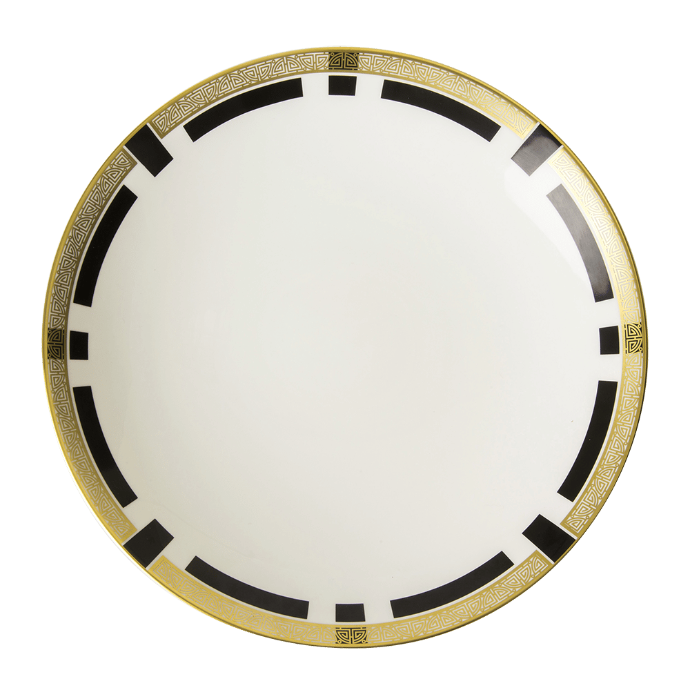 Royal Crown Derby Satori Black Coupe Bowl (25.5cm) – official product image