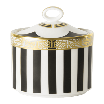 Royal Crown Derby Satori Black Covered Sugar (170ml) – official product image