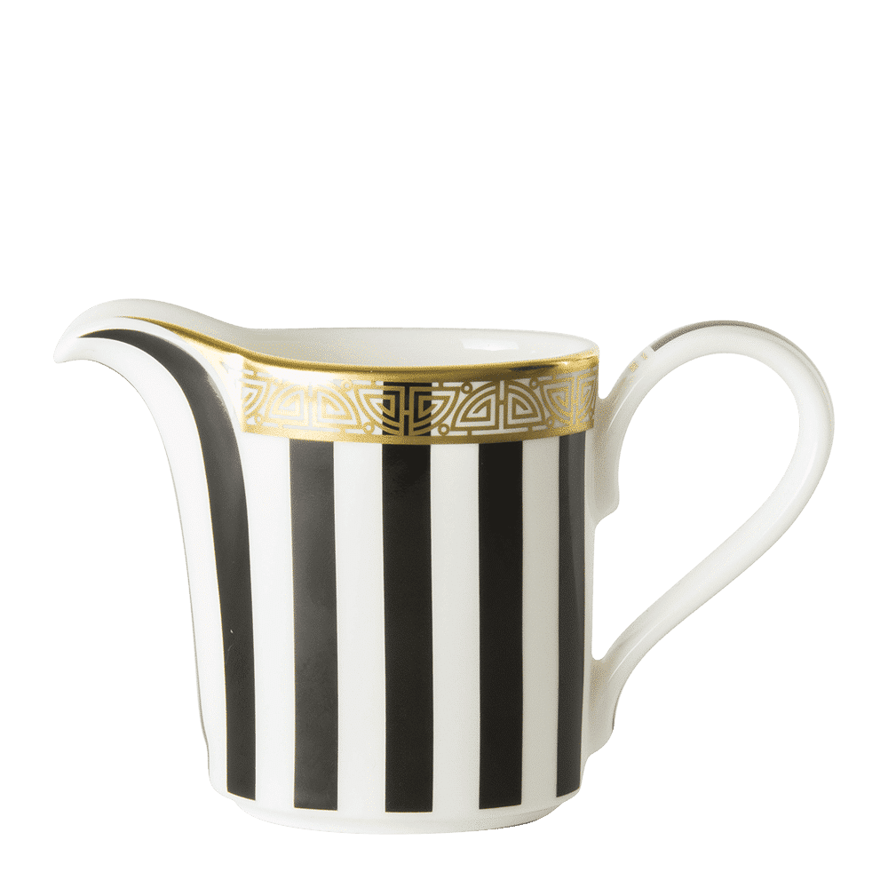 Royal Crown Derby Satori Black Cream Jug (115ml) – official product image
