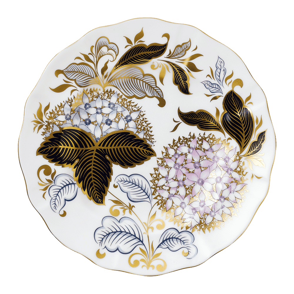 Royal Crown Derby Midwinter Blue Accent Plate (21cm) – official product image