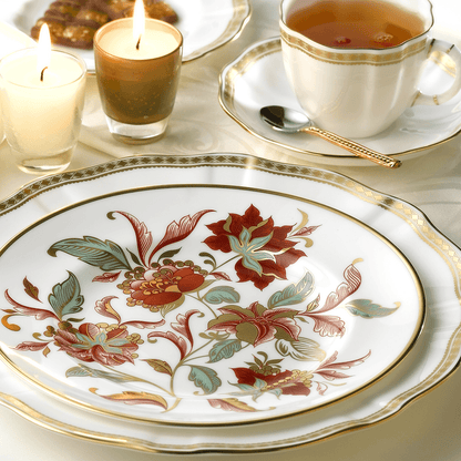 Royal Crown Derby Autumn Gold Accent Plate (21cm) – alternate official product image
