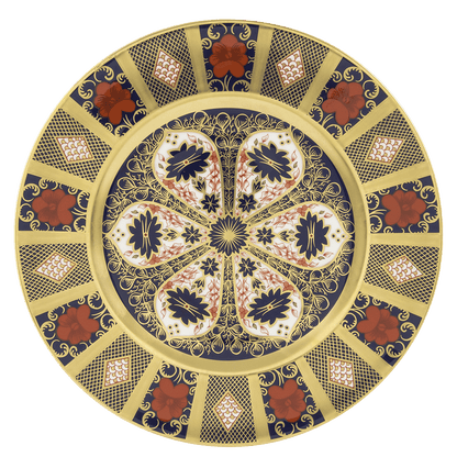 Royal Crown Derby Old Imari Solid Gold Band Dinner Plate Boxed (27cm) – official product image