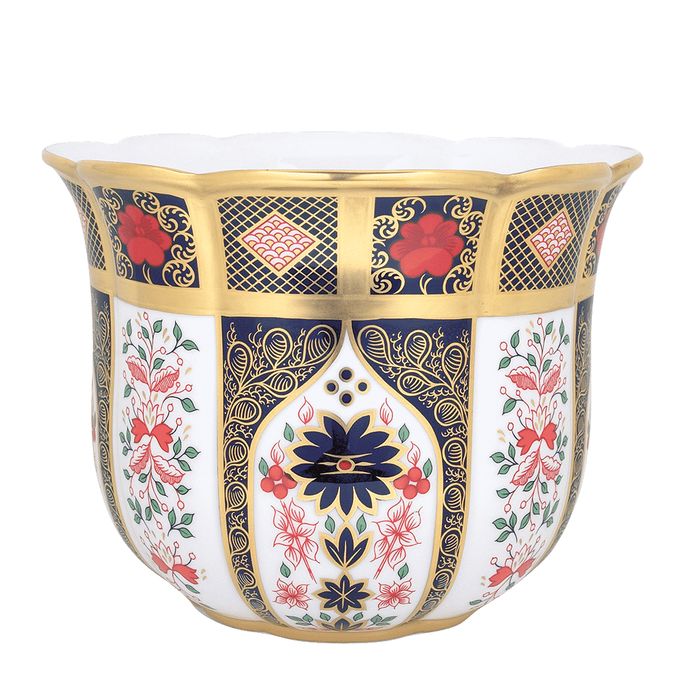Royal Crown Derby Gardenia Planter – official product image