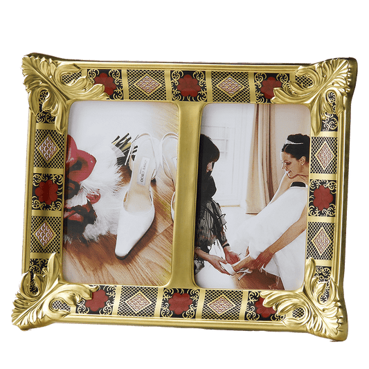 Royal Crown Derby Double Picture Frame – official product image