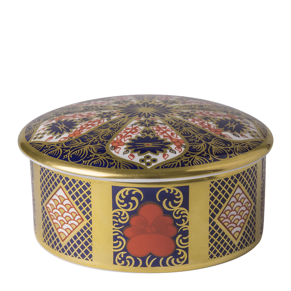 Royal Crown Derby Round Box – alternate official product image