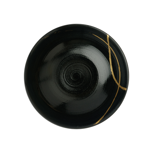 Royal Crown Derby Sketch Charcoal Coupe Bowl (16.5cm) – official product image