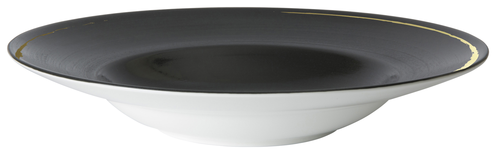 Royal Crown Derby Sketch Charcoal Rimmed Bowl (27cm) – alternate official product image