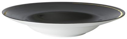 Royal Crown Derby Sketch Charcoal Rimmed Bowl (27cm) – alternate official product image