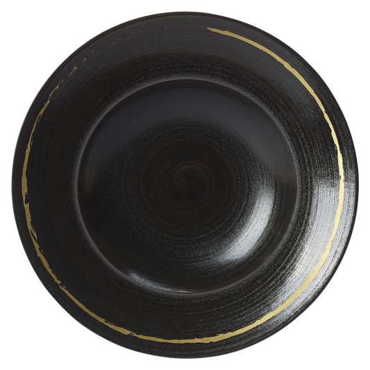 Royal Crown Derby Sketch Charcoal Rimmed Bowl (27cm) – official product image