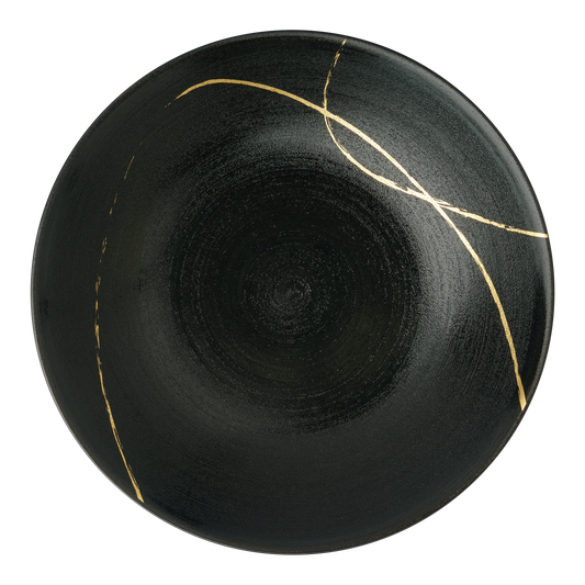 Royal Crown Derby Sketch Charcoal Coupe Bowl (30cm) – official product image