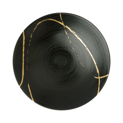 Royal Crown Derby Sketch Charcoal Coupe Bowl (25.5cm) – official product image