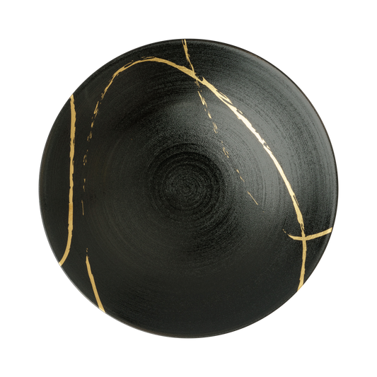 Royal Crown Derby Sketch Charcoal Coupe Bowl (25.5cm) – official product image