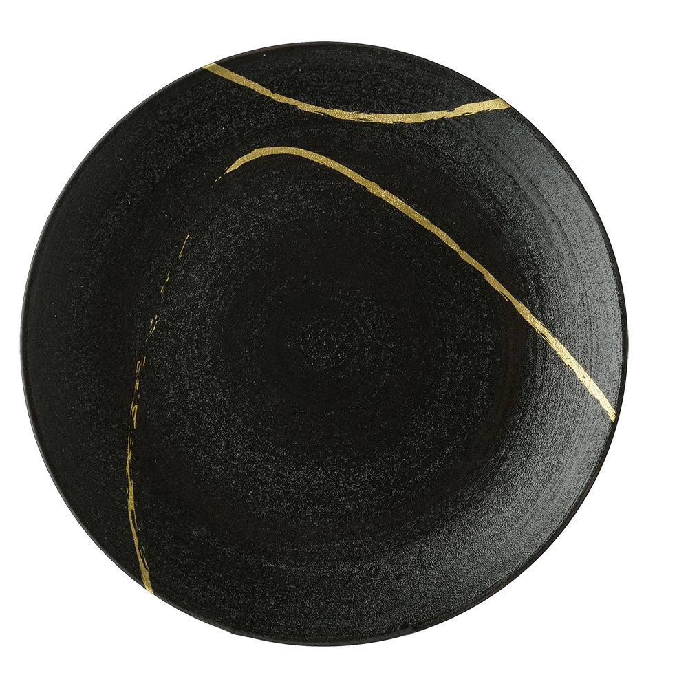 Royal Crown Derby Sketch Charcoal Plate (25.5cm) – official product image