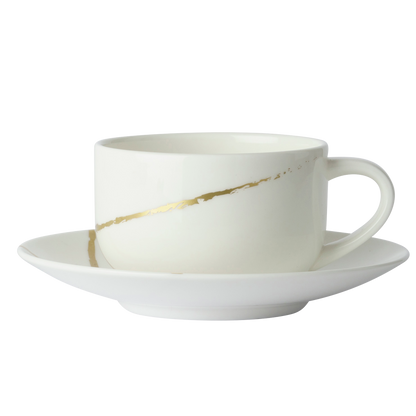 Royal Crown Derby Sketch Chalk Tea Saucer (15cm) – alternate official product image