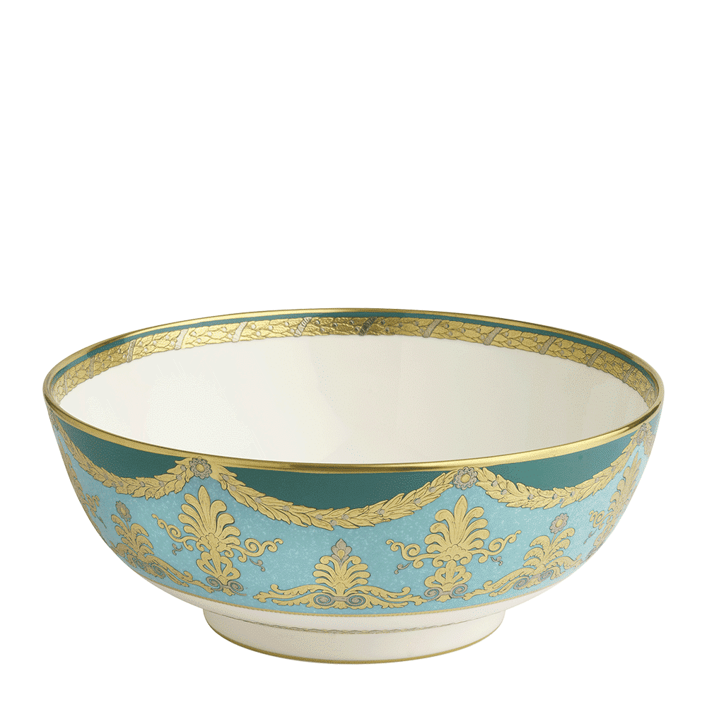 Royal Crown Derby Turquoise Palace Salad Bowl (2000ml) – official product image