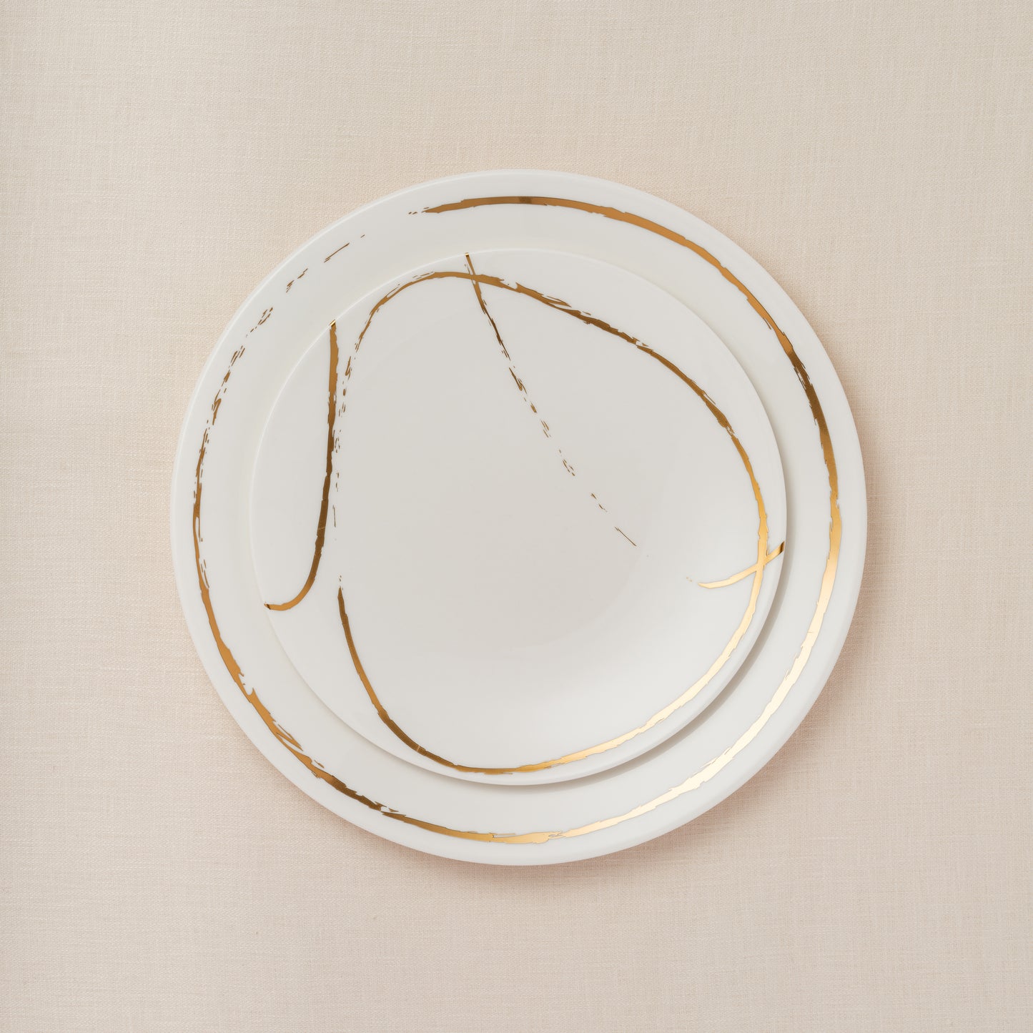 Royal Crown Derby Sketch Chalk Coupe Bowl (30cm) – alternate official product image