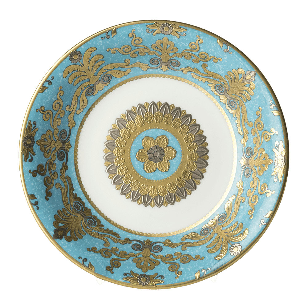 Royal Crown Derby Turquoise Palace Cereal Bowl (16.5cm) – official product image