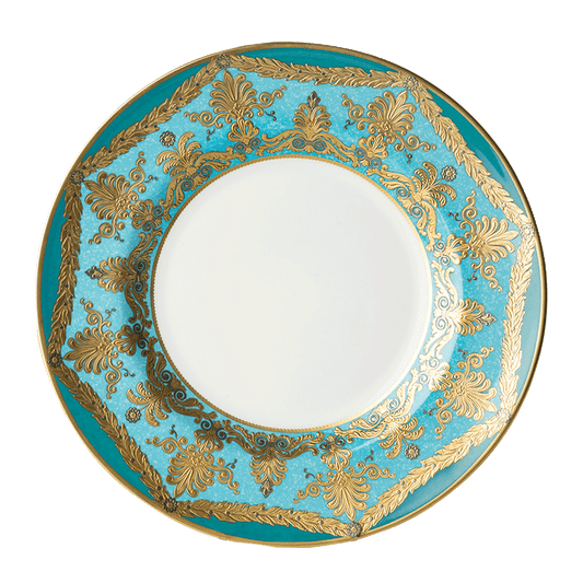Royal Crown Derby Turquoise Palace Soup Tureen Stand (35cm) – official product image