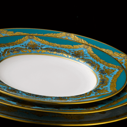 Royal Crown Derby Turquoise Palace Dinner Plate (27cm) – alternate official product image