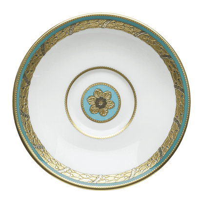 Royal Crown Derby Turquoise Palace Tea Saucer (15cm) – official product image
