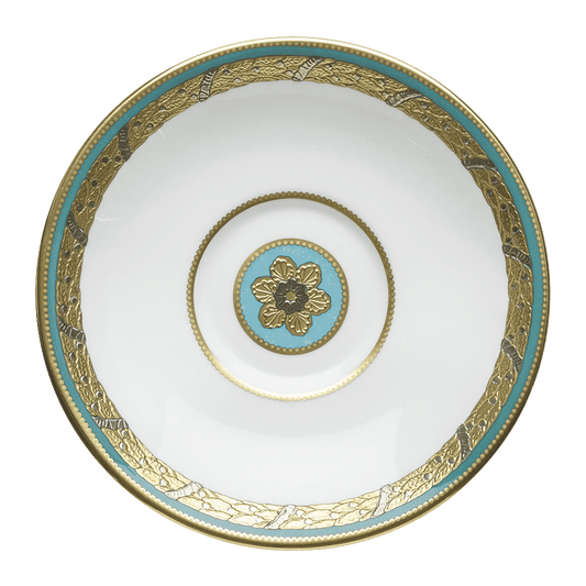 Royal Crown Derby Turquoise Palace Tea Saucer (15cm) – official product image