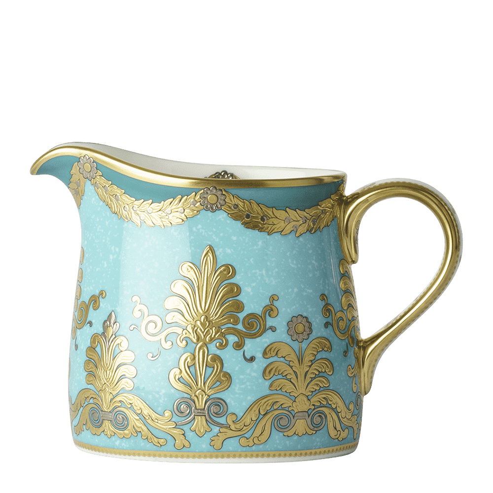 Royal Crown Derby Turquoise Palace Cream Jug (310ml) – official product image