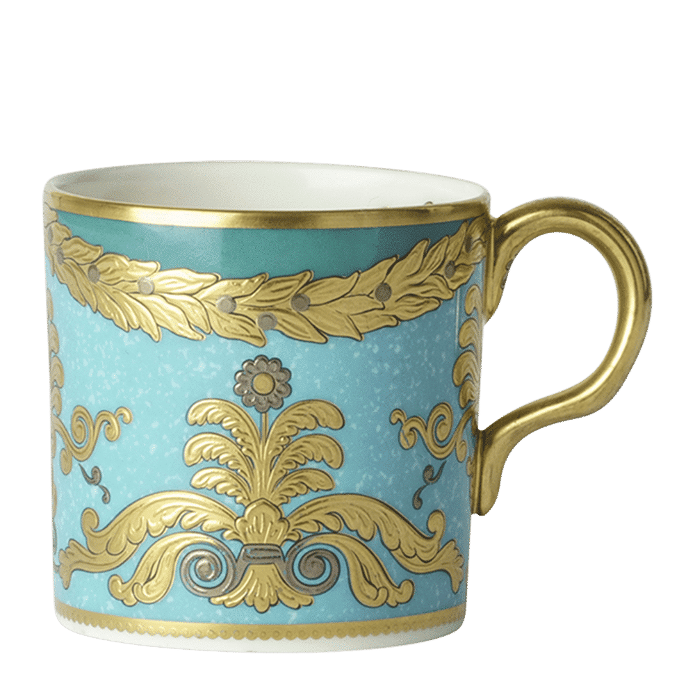Royal Crown Derby Turquoise Palace Coffee Cup (85ml) – official product image