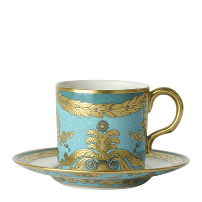 Royal Crown Derby Turquoise Palace Coffee Cup (85ml) – alternate official product image