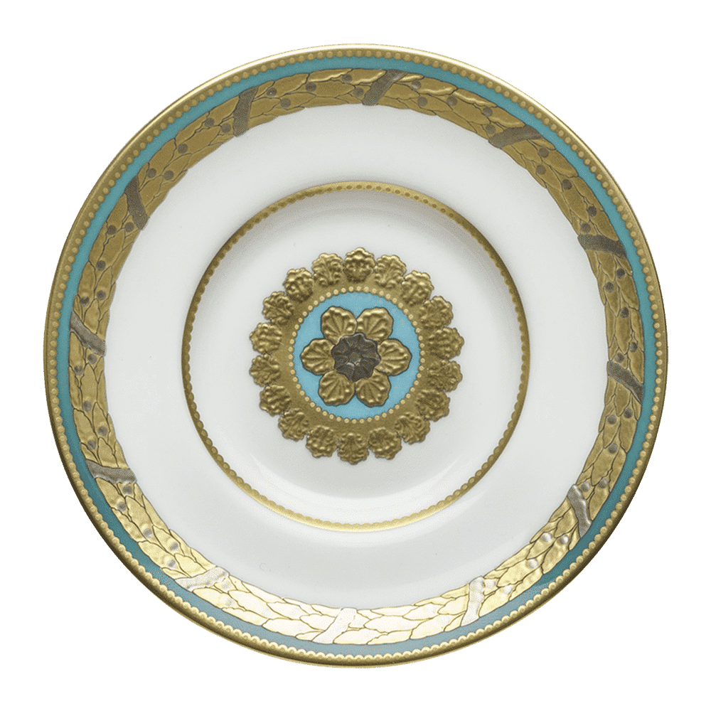 Royal Crown Derby Turquoise Palace Coffee Saucer (11.5cm) – official product image