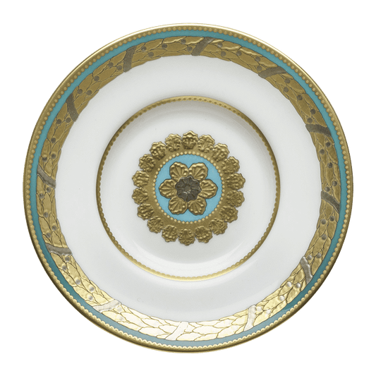 Royal Crown Derby Turquoise Palace Coffee Saucer (11.5cm) – official product image