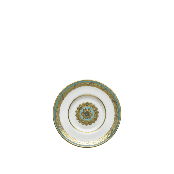 Royal Crown Derby Turquoise Palace Coffee Saucer (11.5cm) – alternate official product image