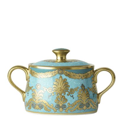 Royal Crown Derby Turquoise Palace Covered Sugar (280ml) – official product image