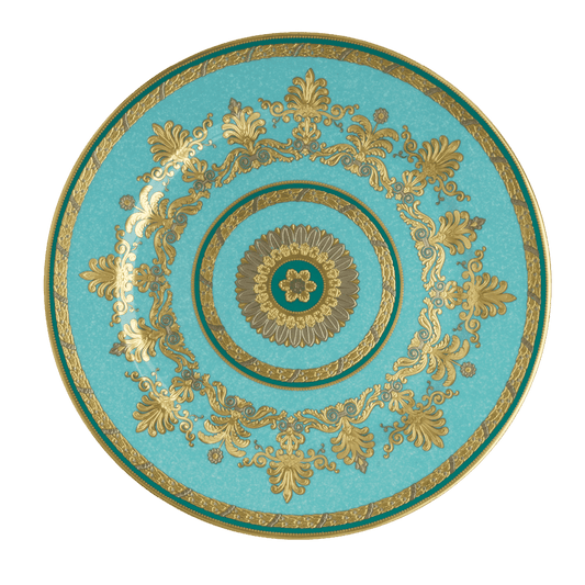Royal Crown Derby Turquoise Palace Charger Plate (30cm) – official product image