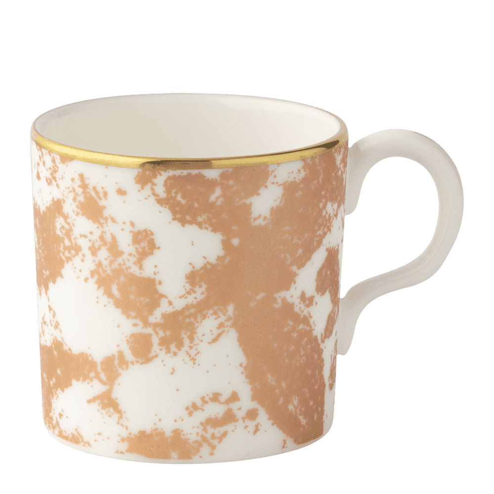 Royal Crown Derby Crushed Velvet Copper Coffee Cup (85ml) – official product image