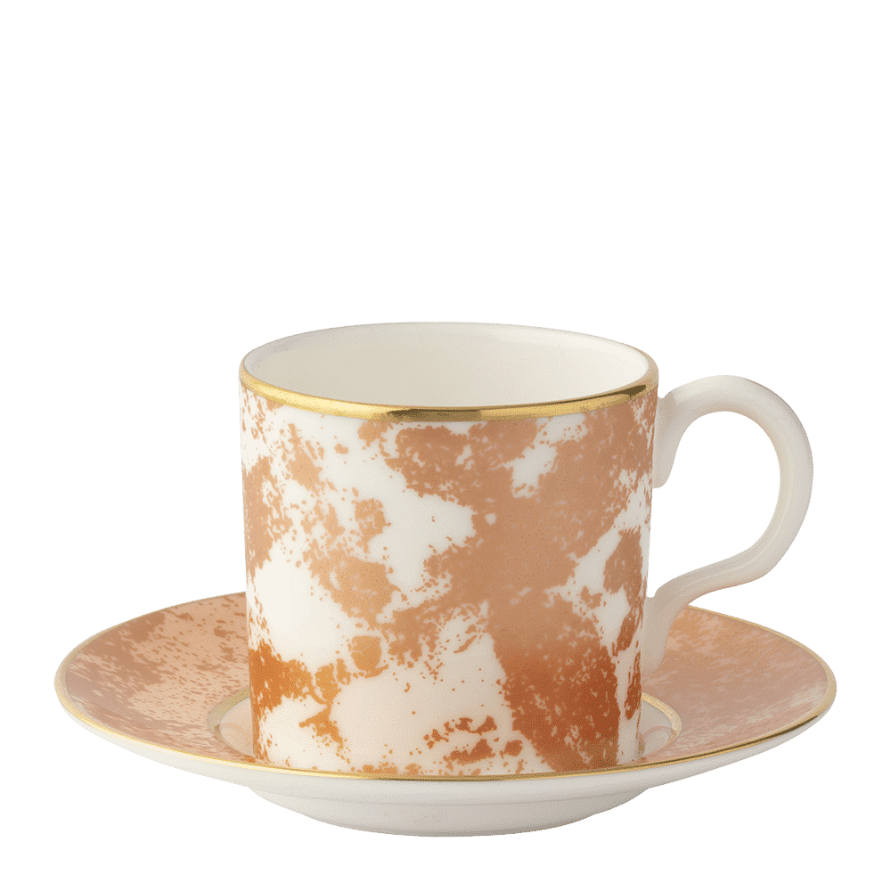Royal Crown Derby Crushed Velvet Copper Coffee Cup (85ml) – alternate official product image