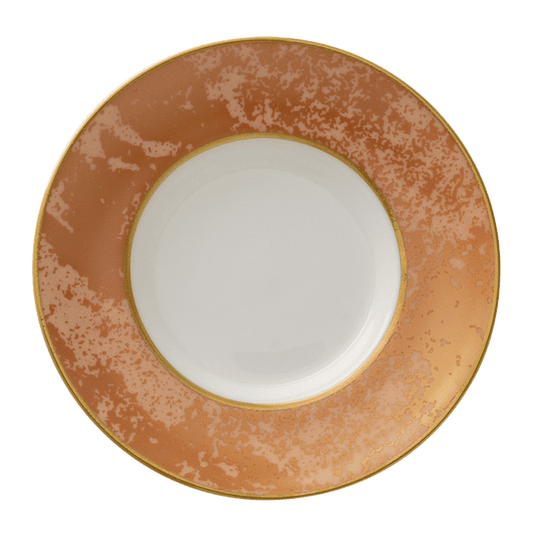 Royal Crown Derby Crushed Velvet Copper Coffee Saucer (11.5cm) – official product image