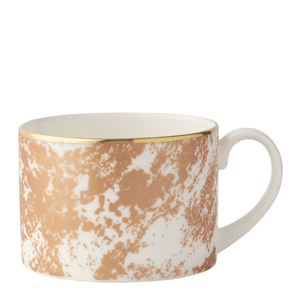 Royal Crown Derby Crushed Velvet Copper Teacup (250ml) – official product image