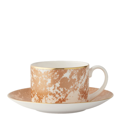 Royal Crown Derby Crushed Velvet Copper Teacup (250ml) – alternate official product image
