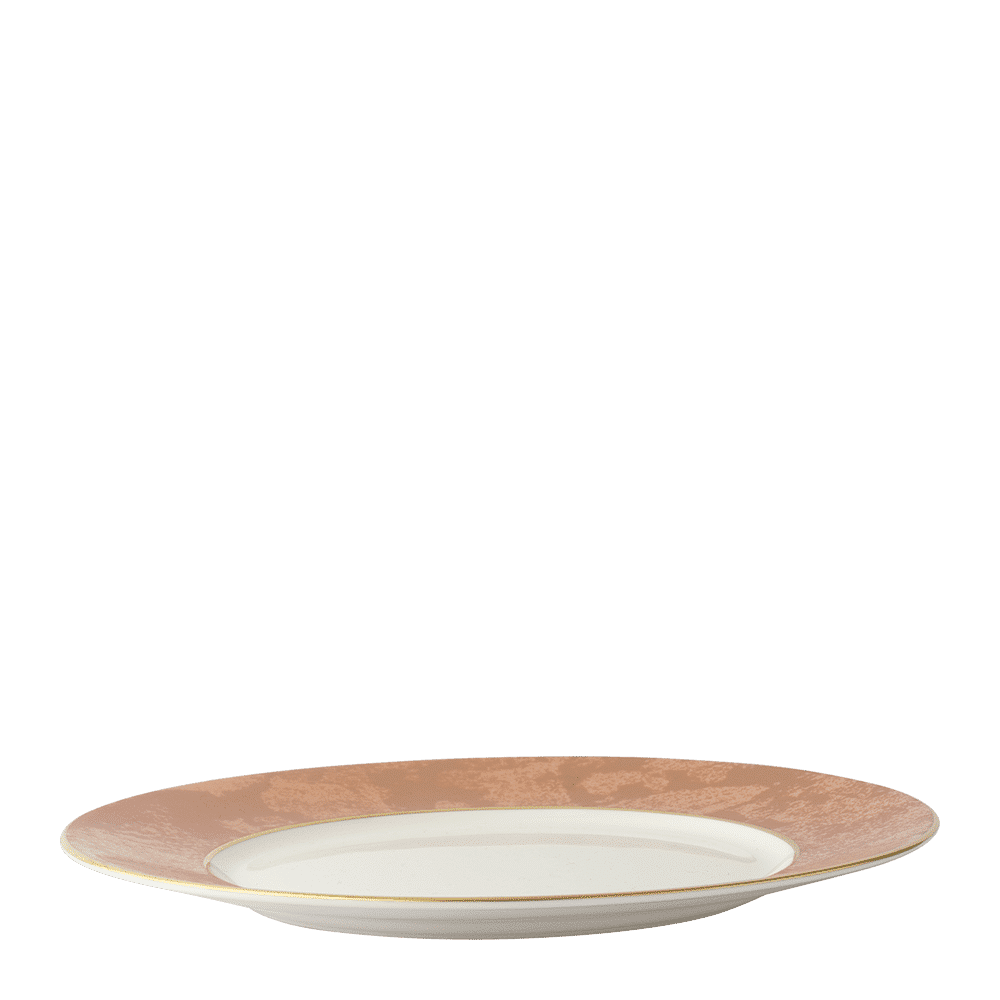 Royal Crown Derby Crushed Velvet Copper Dinner Plate (27cm) – alternate official product image