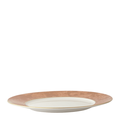 Royal Crown Derby Crushed Velvet Copper Dinner Plate (27cm) – alternate official product image
