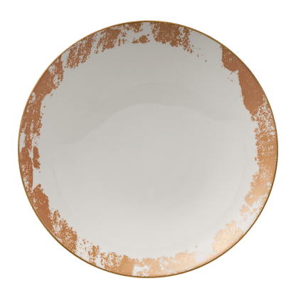 Royal Crown Derby Crushed Velvet Copper Coupe Bowl (30cm) – official product image