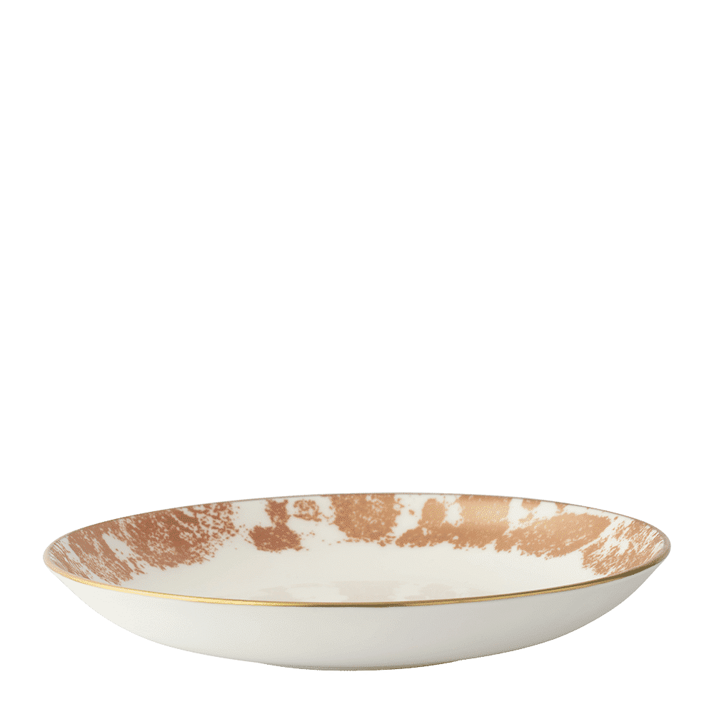 Royal Crown Derby Crushed Velvet Copper Coupe Bowl (30cm) – alternate official product image