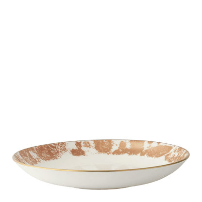 Royal Crown Derby Crushed Velvet Copper Coupe Bowl (30cm) – alternate official product image