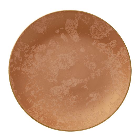 Royal Crown Derby Crushed Velvet Copper Salad Plate (21cm) – official product image