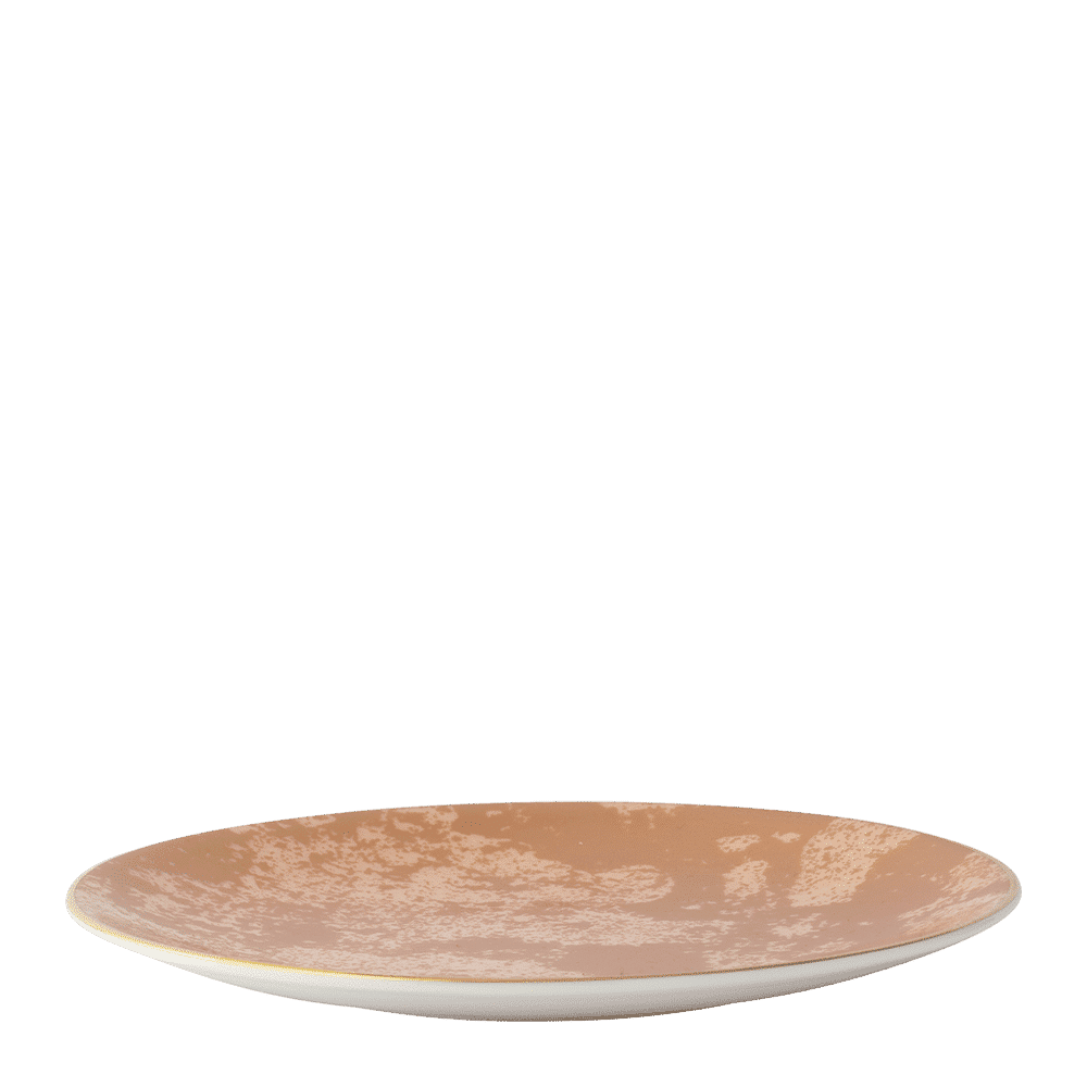 Royal Crown Derby Crushed Velvet Copper Side Plate (16cm) – alternate official product image