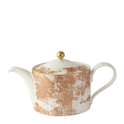 Royal Crown Derby Crushed Velvet Copper Teapot (1050ml) – official product image